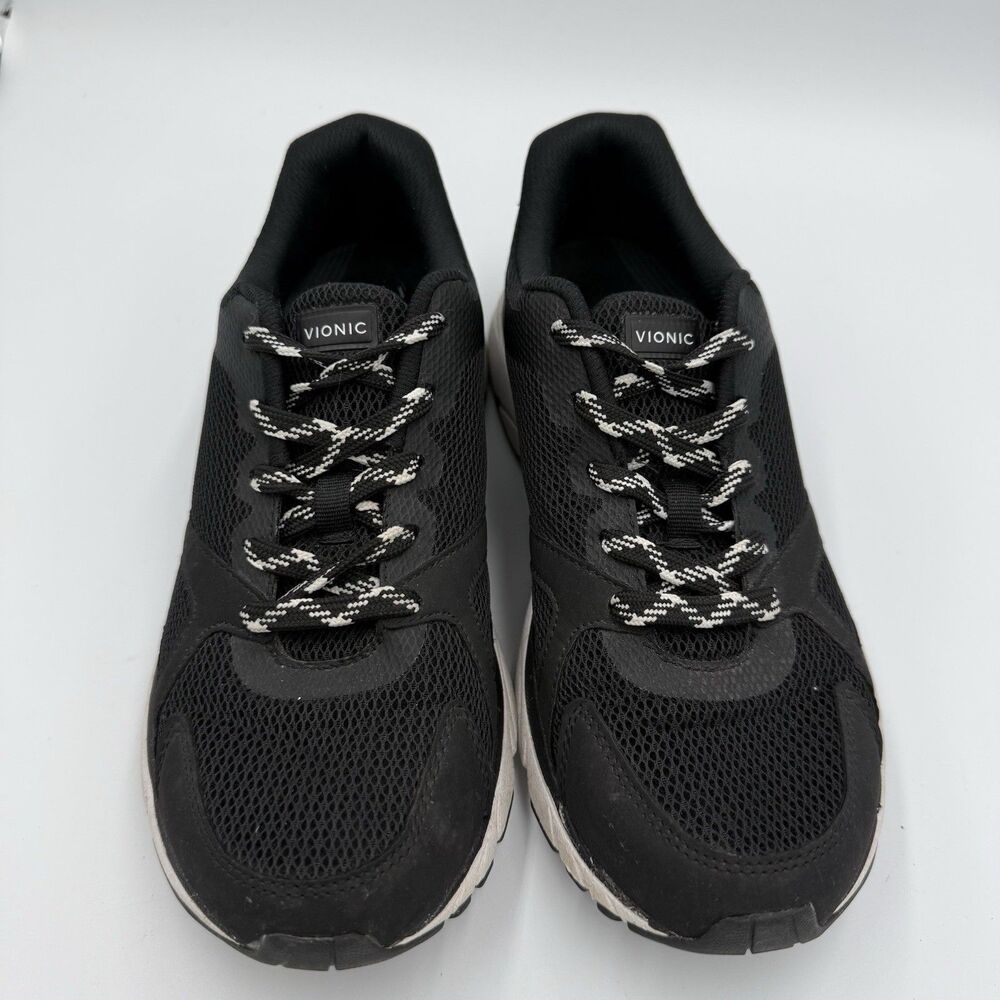 Vionic Tokyo Walking Sneakers Women’s 8.5 Black Mesh Athletic Comfort - Picture 2 of 8